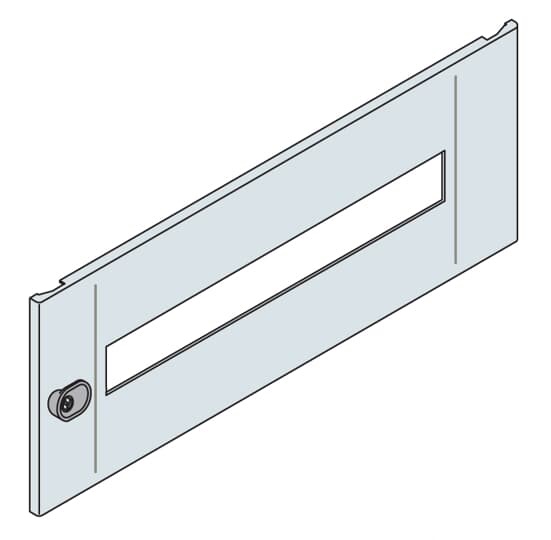 Pannello frontale 29 moduli DIN 200x800 mm per armadi IS2