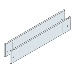Pannelli compensazione 2 pezzi 100x800mm per quadri elettrici