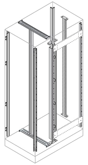 Montante intermedio VC celle H20 per quadri automazione