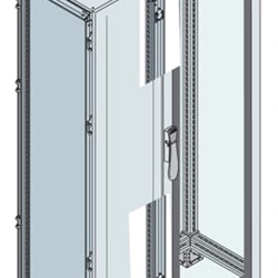 Armadio portavetro 2200x1200x600 mm per automazione industriale