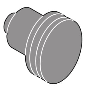 Tappi chiusura diametro 22 mm per pulsantiere, kit 50 pezzi, protezione elettrica isolamento polvere umidità