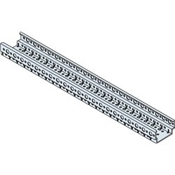 Traversa intermedia supporto struttura larghezza 400 mm applicazioni elettriche industriali