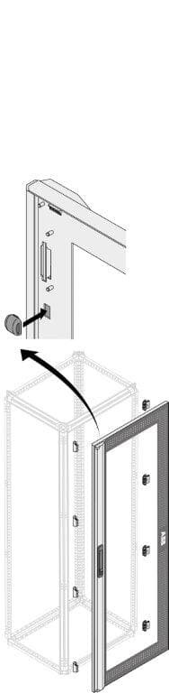 PORTA VETRO IP40 1800MM ALTEZZA 600MM LARGHEZZA PER QUADRO ELETTRICO DIN 12 MODULI