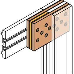 Connettore barra sagomata flat 400-630-800A per impianti elettrici industriali