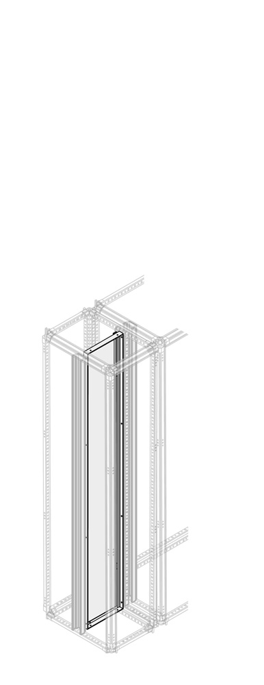 Segregatore livellatore verticale cavi esterni altezza 2000 mm larghezza 300 mm