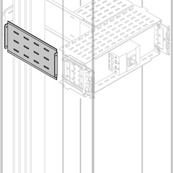 Segretaria verticale laterale 600mm altezza 700mm profondità uso interno ufficio