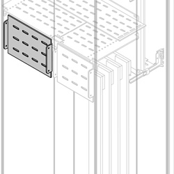 Segregatore verticale rear 225mm altezza 600mm larghezza interno superiore ufficio