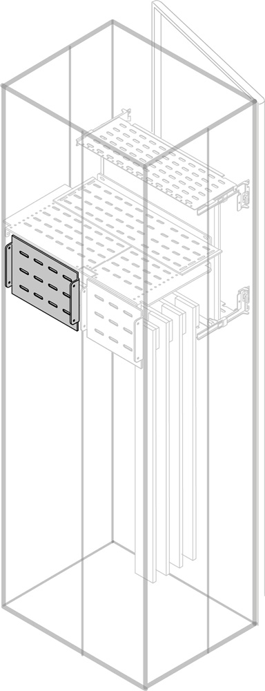 Segregatore verticale rear 250mm altezza 600mm larghezza interno superiore ufficio