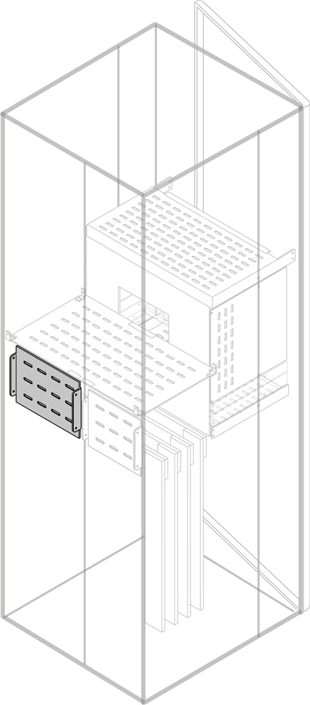 Segregatore verticale rear 300mm x 600mm per interni ufficio tecnico