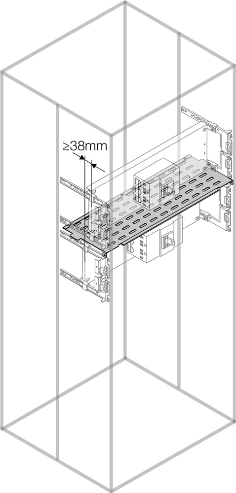 Ripiano orizzontale 400mm scaffalatura industriale resistente robusto