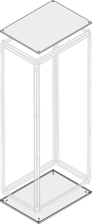 Tetto fondo cieco IP40 larghezza 400mm profondità 900mm per quadri elettrici