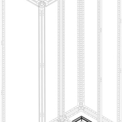 Fondo protezione IP65 apertura inferiore 1000x500 mm per applicazioni elettriche