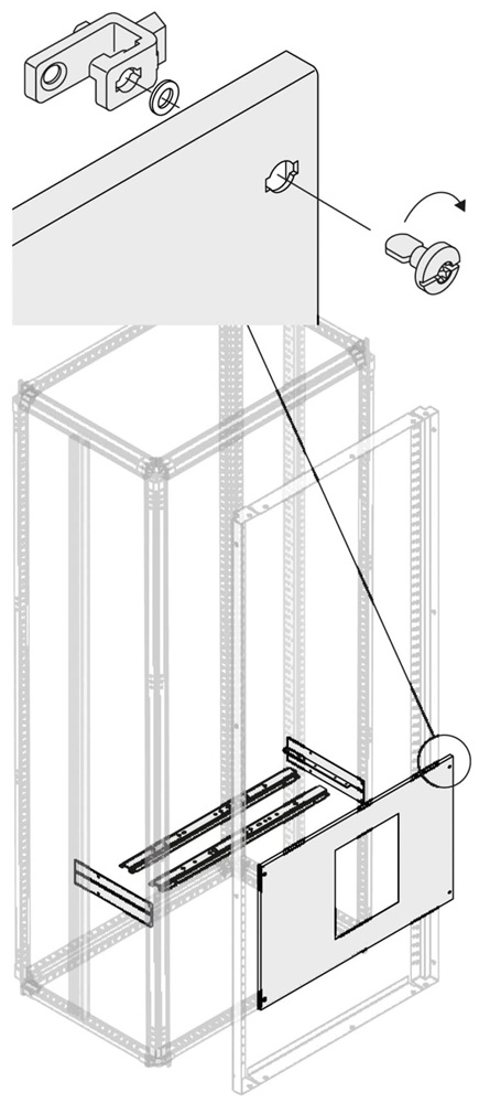KIT E2.2 E4.2 3-4P INTERRUTTORI VERTICALI LARGHEZZA 800MM