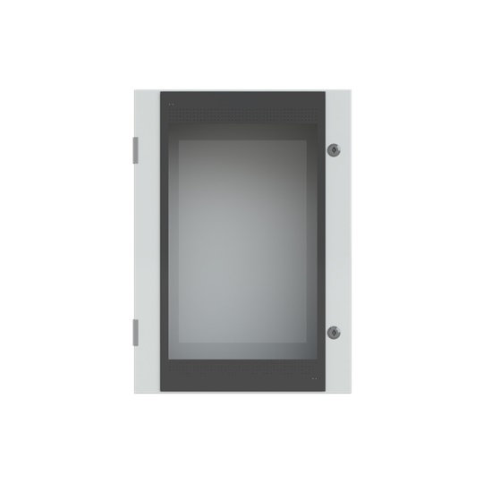 Cassa elettrica 700x500x250 mm porta trasparente serratura montaggio versatile