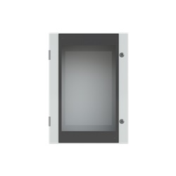 Cassa elettrica 700x500x250 mm porta trasparente serratura montaggio versatile