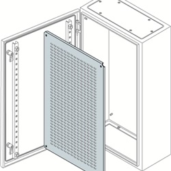 Piastra perforata 1000x800mm per quadri elettrici