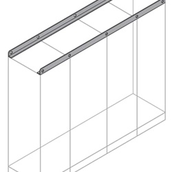 Travi quadrate montate 1600mm supporto strutturale quadri elettrici industriali