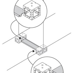 N.2 FLANGE SORREGGI CAVI  L   600