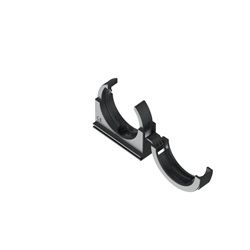 Fissa Guaina+Clip Bsc36 Nero