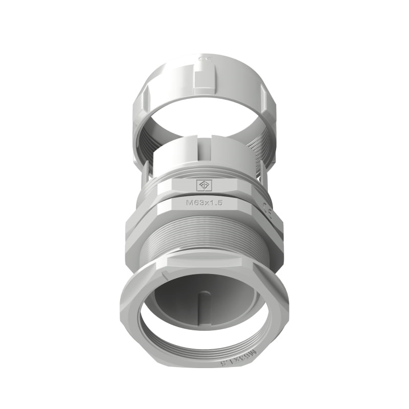 Raccordo Glm50 M63X1,5 Ral7035