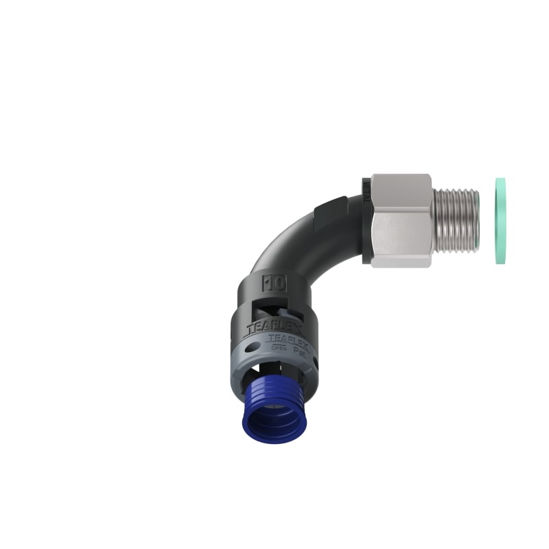 Curva 90°Ip68 Bn10 Pg09 Nero