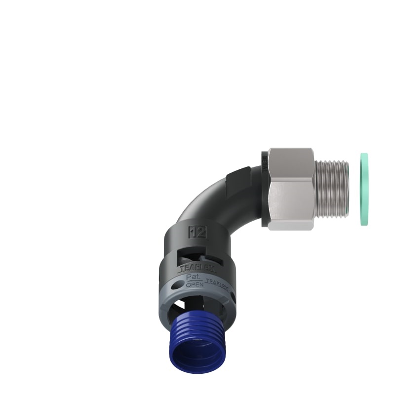 Curva 90°Ip68 Bn12 Pg11 Nero