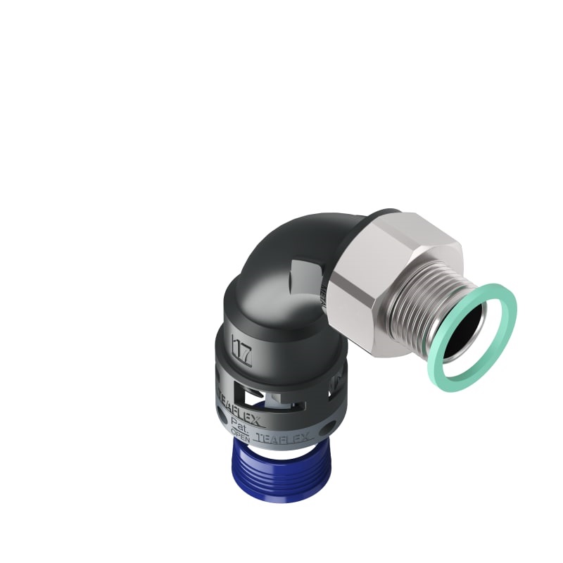 Curva 90°Ip68 Bn17 M20 Nero