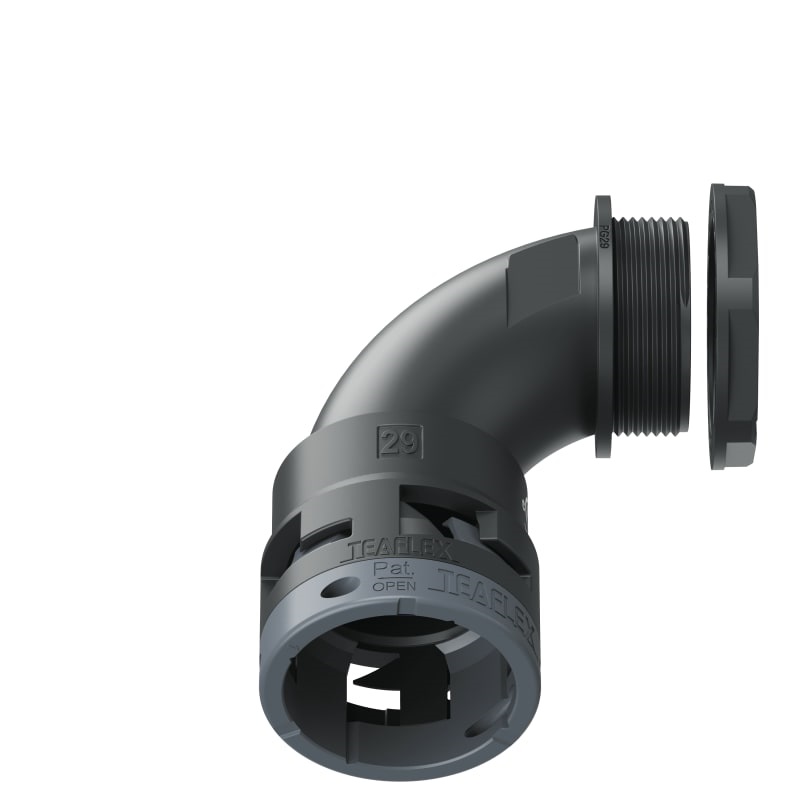 Curva 90°Ip66 Bn29 Pg29 Nero