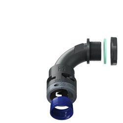 Curva 90°Ip68 Bn17 Pg13 Nero