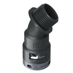 Curva 45°Ip66 Bf12 M20 Nero