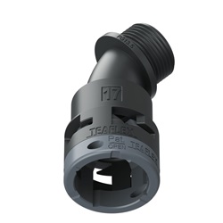 Curva 45°Ip66 Bf17 Pg13 Nero