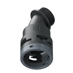 Curva 45°Ip66 Bf23 M25 Nero