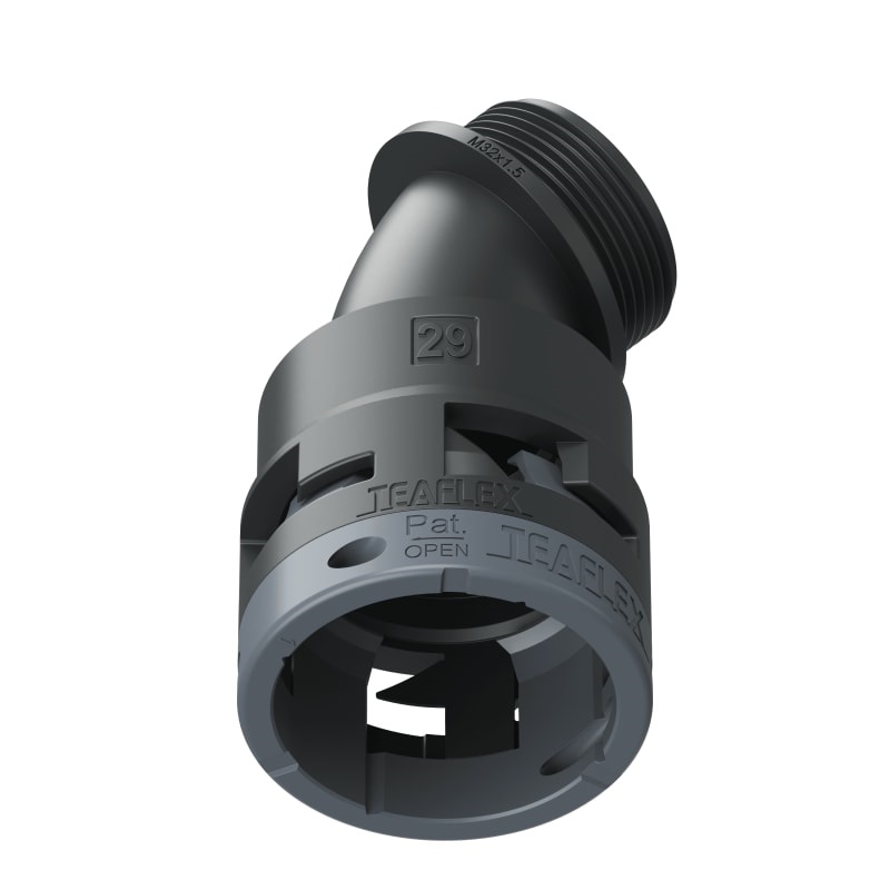 Curva 45°Ip66 Bf29 M32 Nero