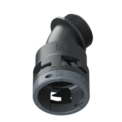 Curva 45°Ip66 Bf29 M32 Nero