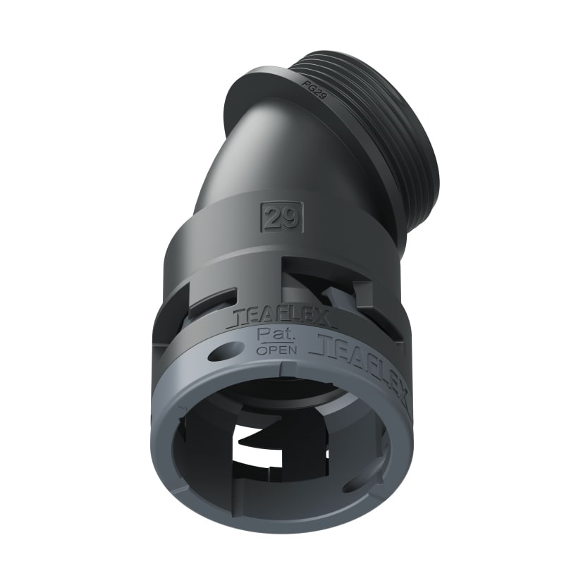 Curva 45°Ip66 Bf29 Pg29 Nero