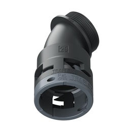 Curva 45°Ip66 Bf29 Pg29 Nero