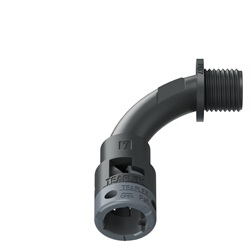 Curva 90°Ip66 Bn07 Pg07 Nero