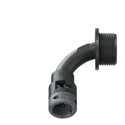 Curva 90°Ip66 Bn07 Pg13 Nero