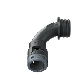 Curva 90°Ip66 Bn10 Pg11 Nero