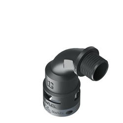 Curva 90°Ip66 Bn12 Pg09 Nero