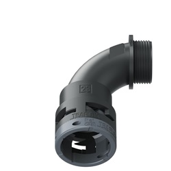 Curva 90°Ip66 Bn23 Pg21 Nero