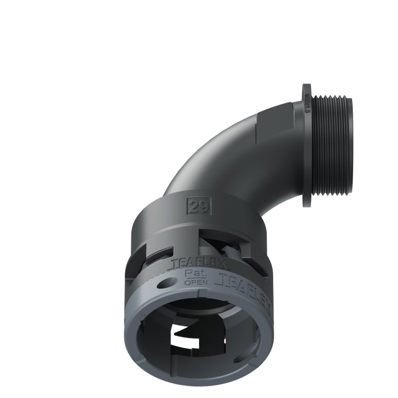 Curva 90°Ip66 Bn29 M32 Nero