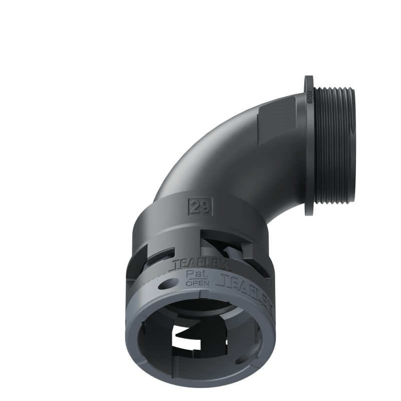 Curva 90°Ip66 Bn29 Pg29 Nero