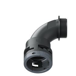 Curva 90°Ip66 Bn36 11/4Nero