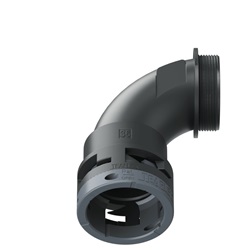 Curva 90°Ip66 Bn36 Pg36 Nero