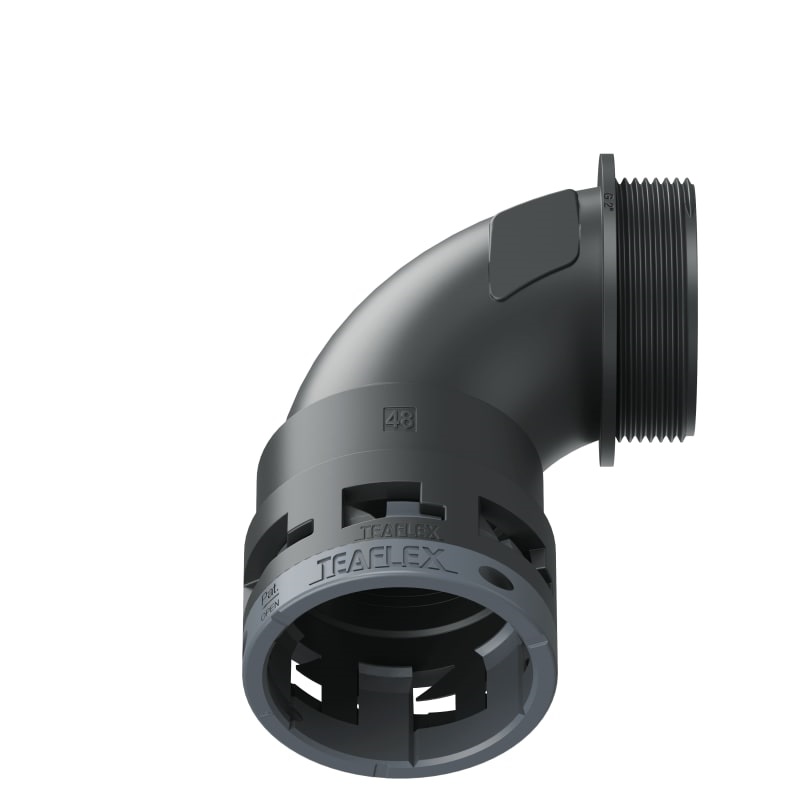 Curva 90°Ip66 Bn48 2 Nero