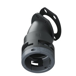 Flangia 45° Ip66 Ff36 Nero