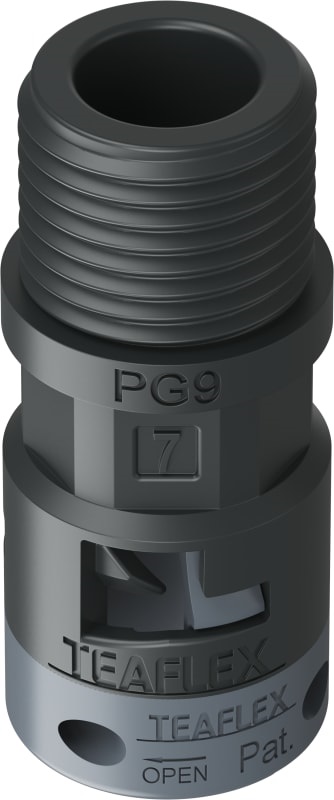 Raccordo Nero Ip66 Sm07 Pg09