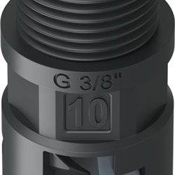 Raccordo Nero Ip66 Sm10 G 3/8