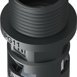 Raccordo Nero Ip66 Sm10 Pg11